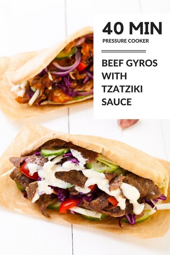 Beef Gyros with Tzatziki Sauce | Kansas Farm Food