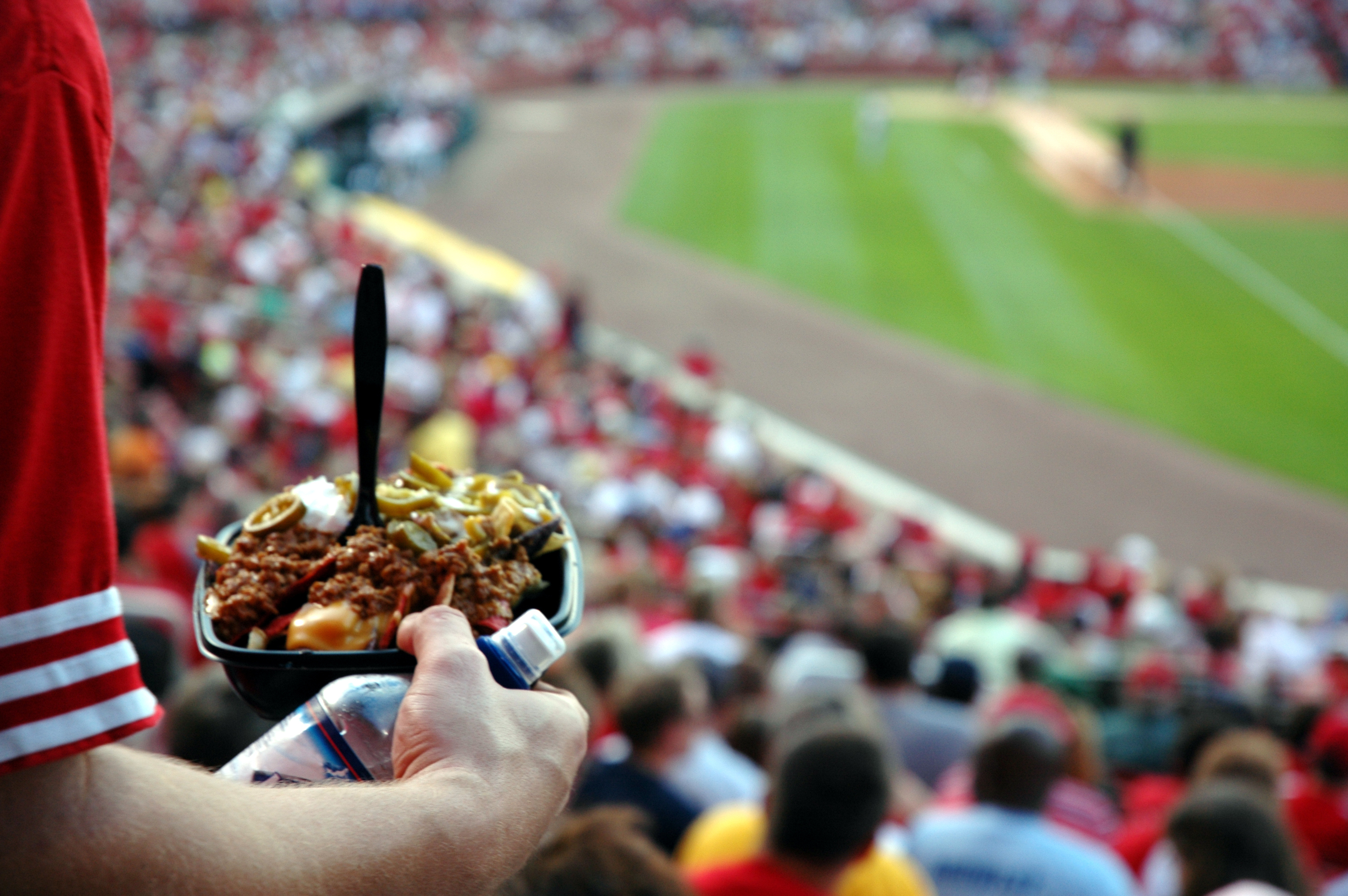 Let's try a 2-foot-long cheeseburger at the Rangers' Globe Life