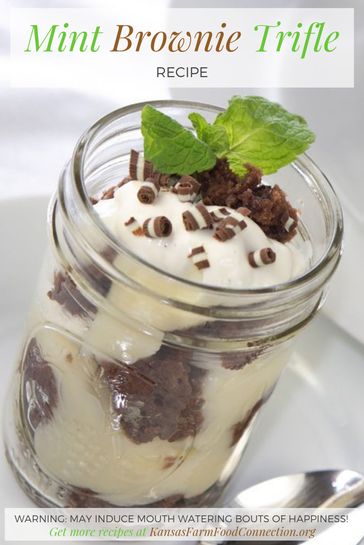 Mint Brownie Trifle Kansas Farm Food