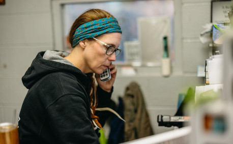 Amie Brunkow runs Alta Vista Meat Co., a small business.