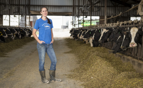 Melissa Hildebrand Reed of Hildebrand Farms Dairy