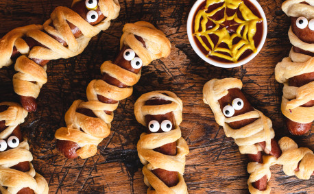 Mummy hot dogs