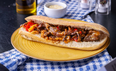 Philly cheesesteak sandwich