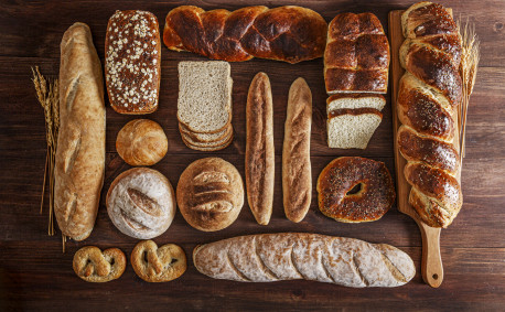 Different kinds of bread