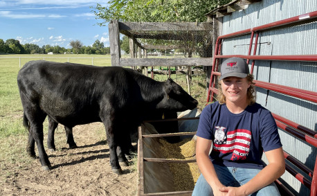 Stetson Shook - Kansas teen raising cattle