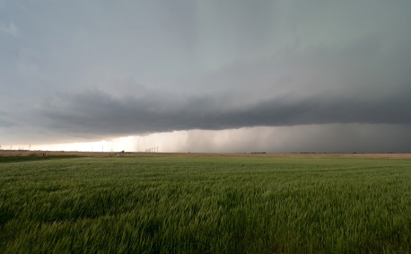 Rain on Kansas farms