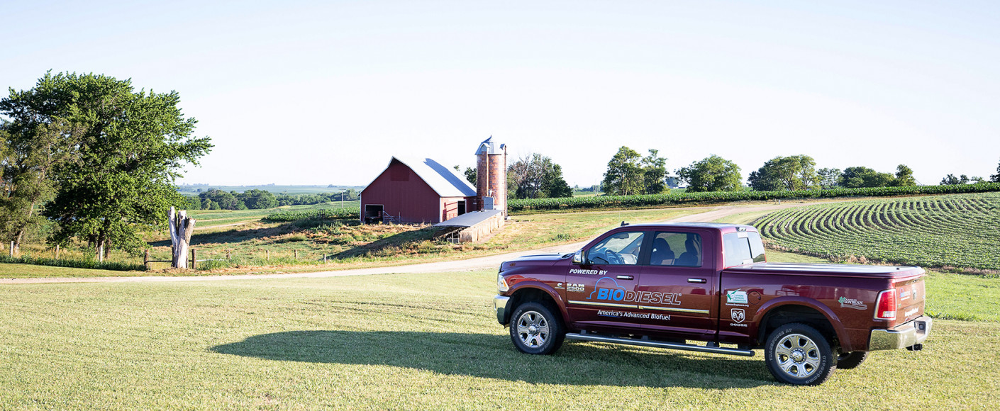 Biodiesel truck powered by soybeans