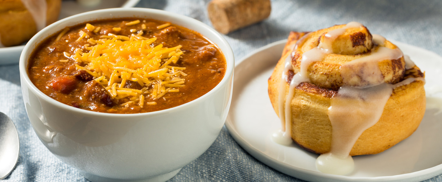 Chili and cinnamon rolls - it&#039;s a Kansas thing