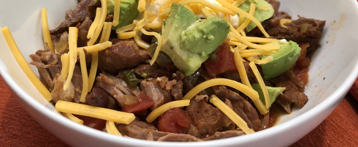 electric pressure cooker pulled pork chili