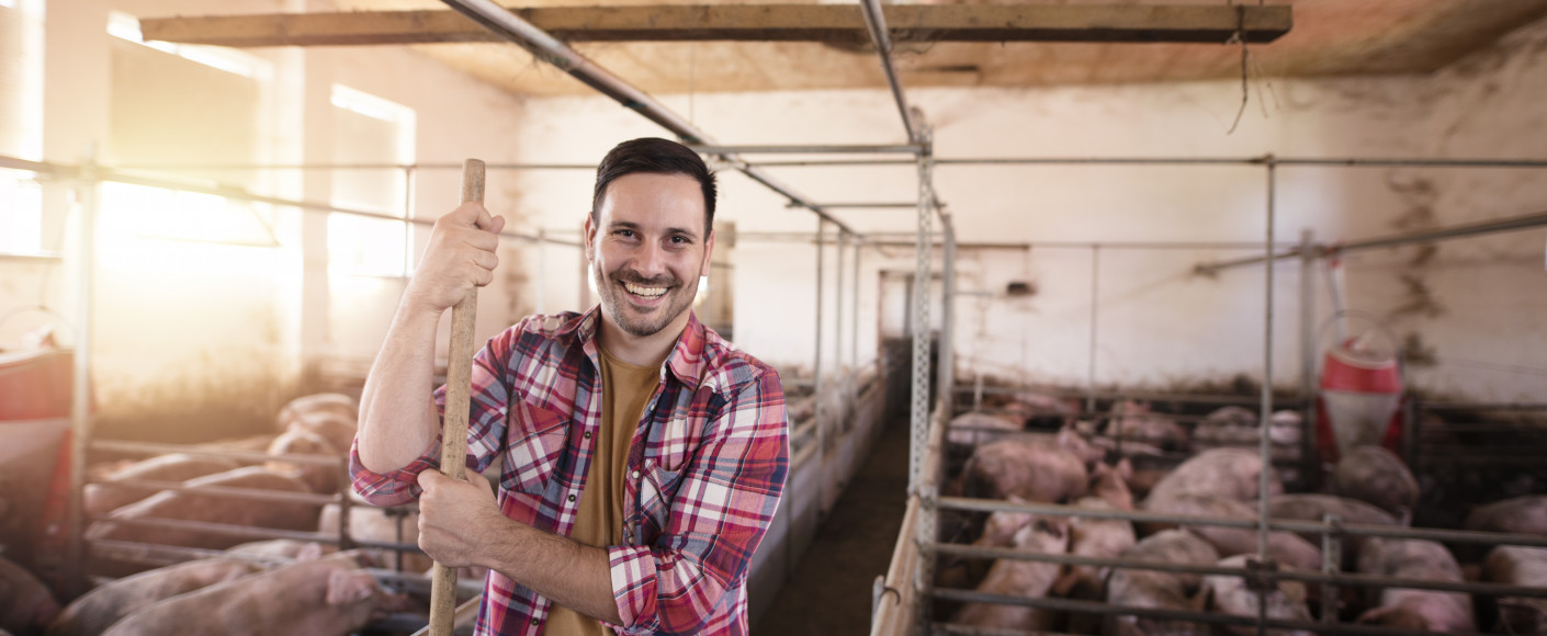 Pig farmer and pork facts