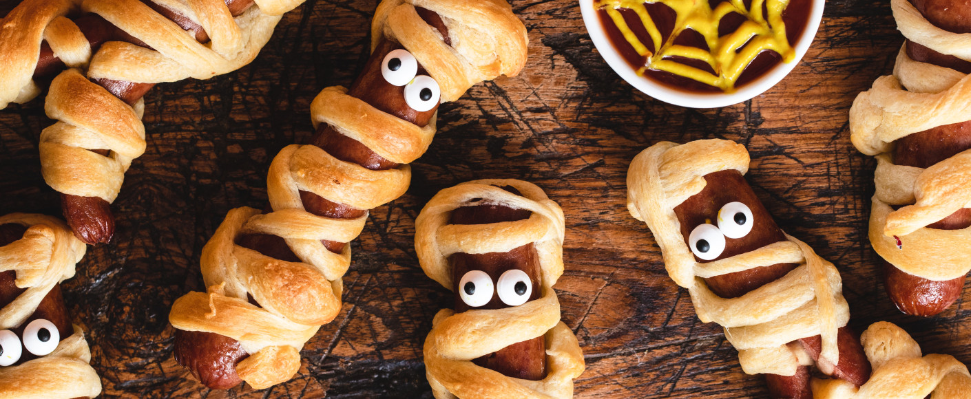 Mummy hot dogs