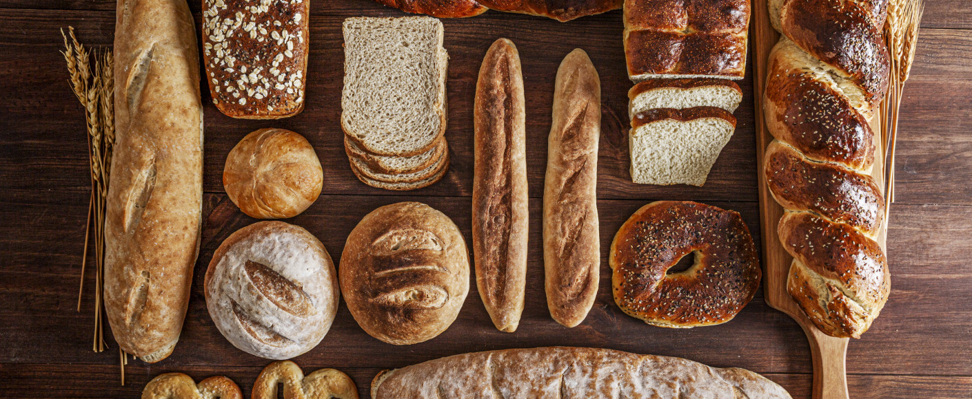 Different kinds of bread