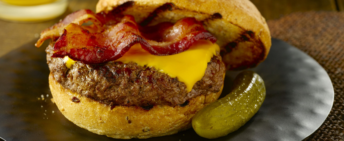 Maple-Bacon Beer Burgers