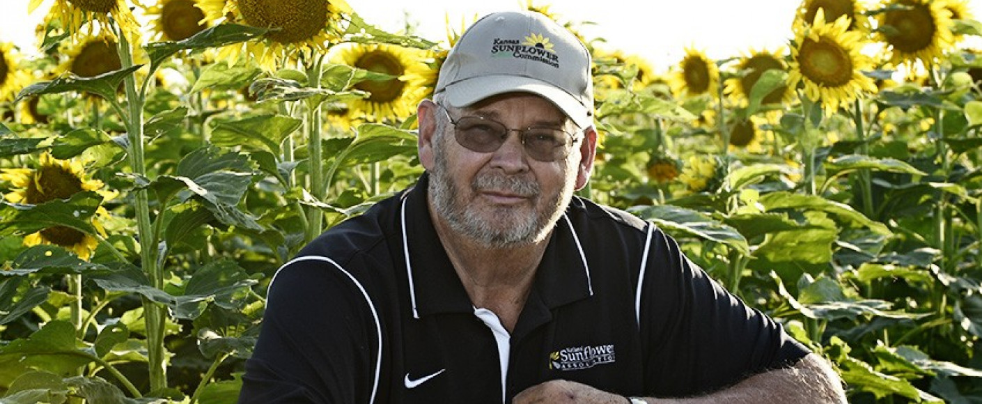 Kansas sunflower farmer Karl Esping