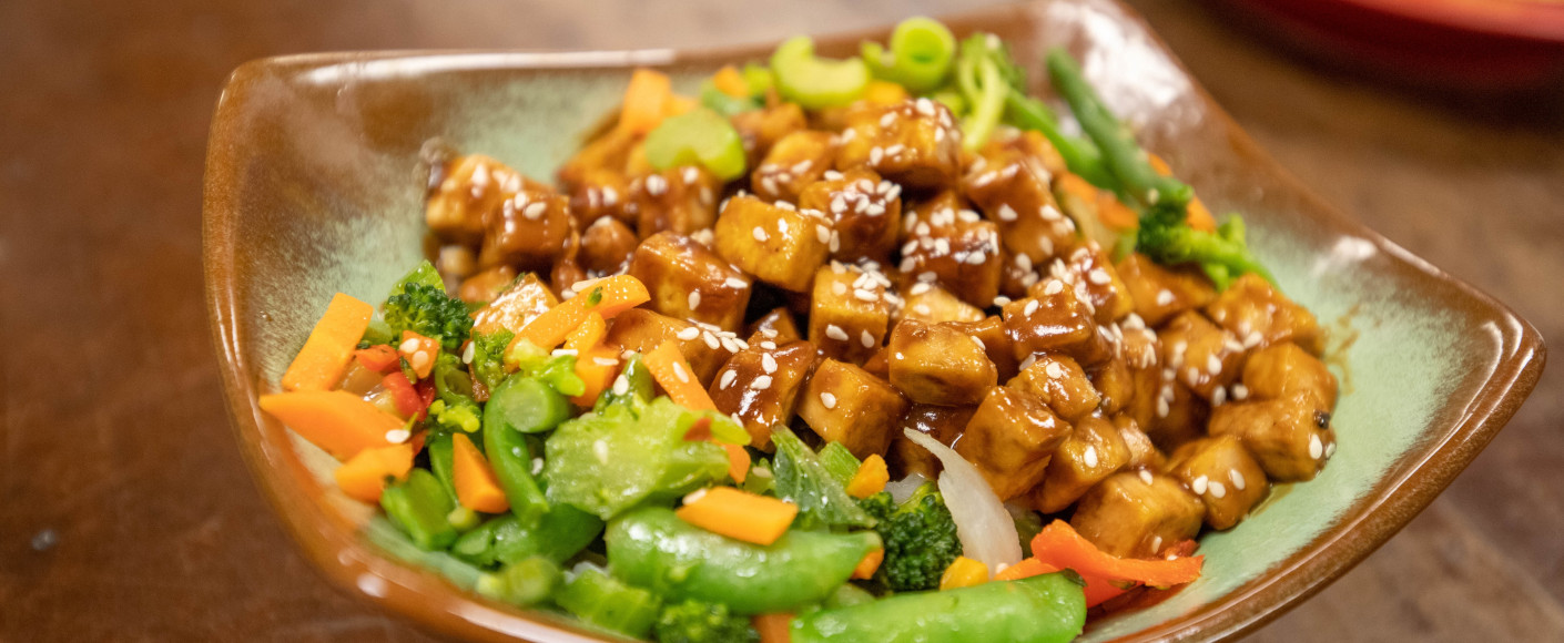 Tofu Stir Fry recipe with Ginger Sauce