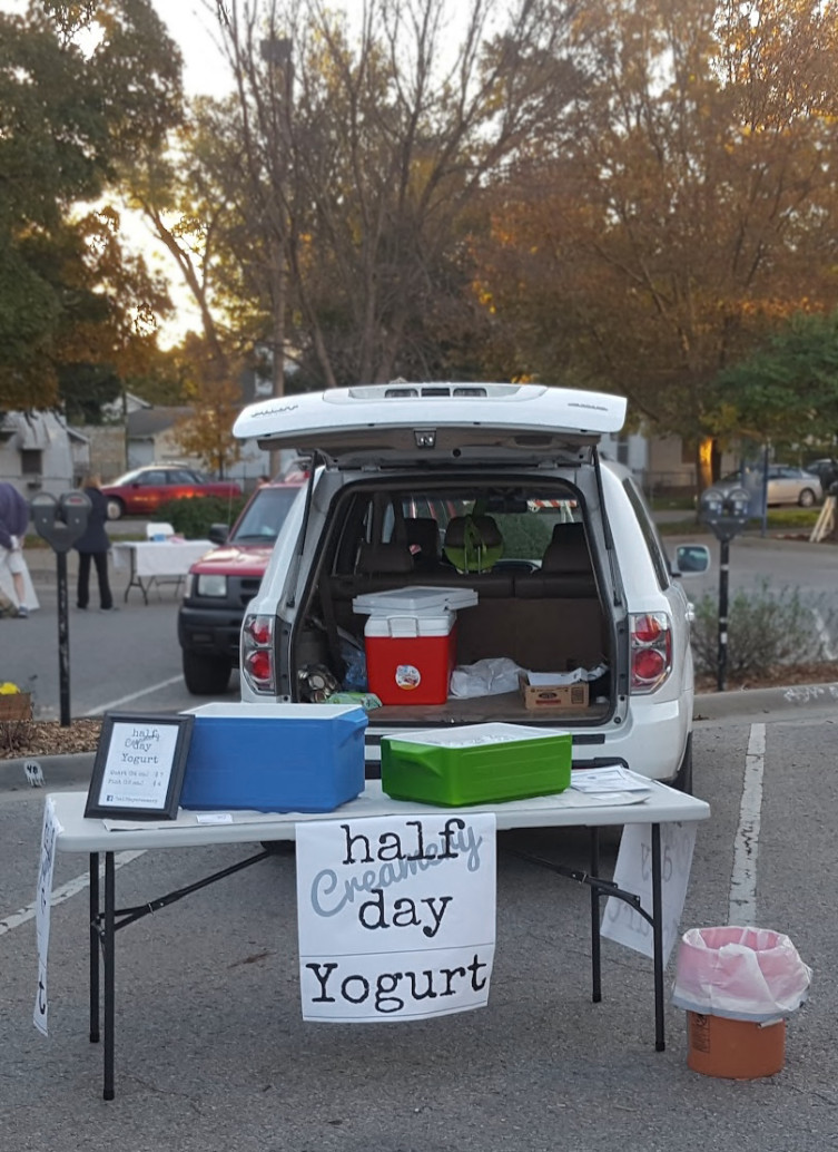 Half Day Creamery farmers market