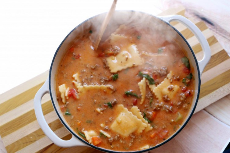 Ravioli soup recipe