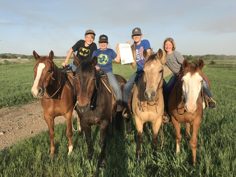 The Perrier Kids on the Farm