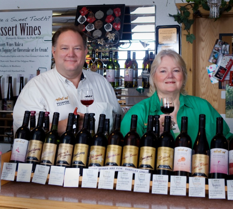 John Brewer and Merry Bauman of Wyldewood Cellars