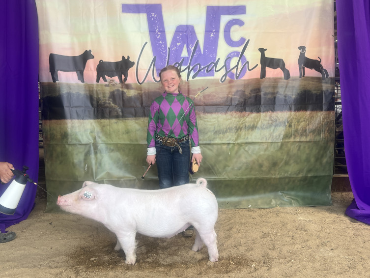 Keatley Kansas 4-H pig show