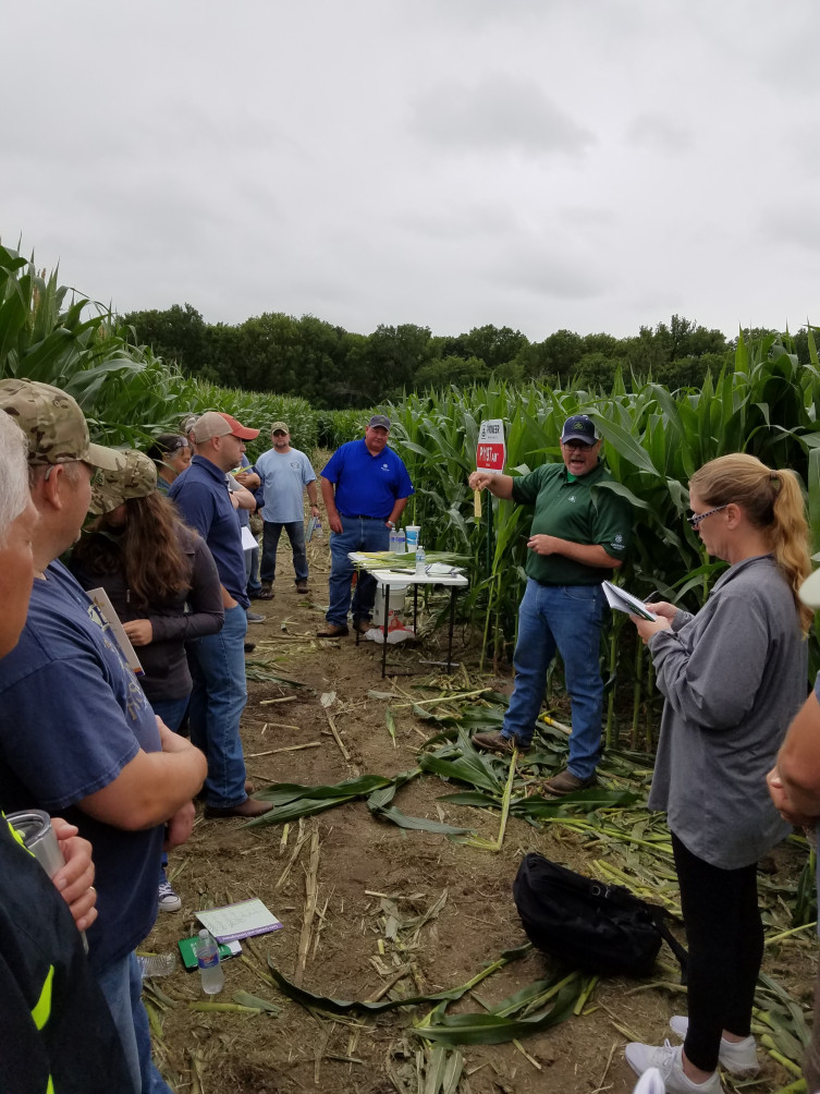 Veterans learning about farming