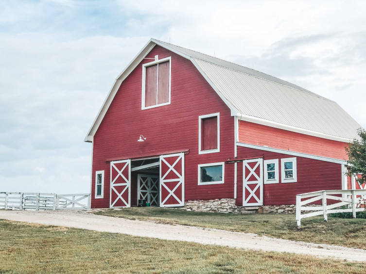 Moreland Farms - red farmhouse