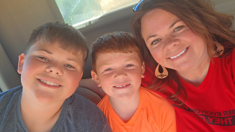 Kelsey Woelk sorghum farmer and sons