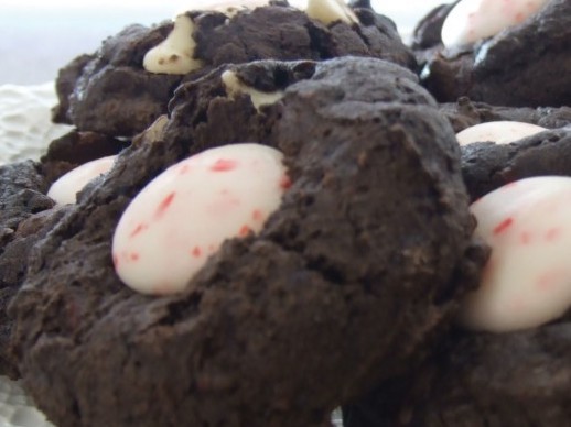 whole wheat chocolate peppermint drop cookies recipe