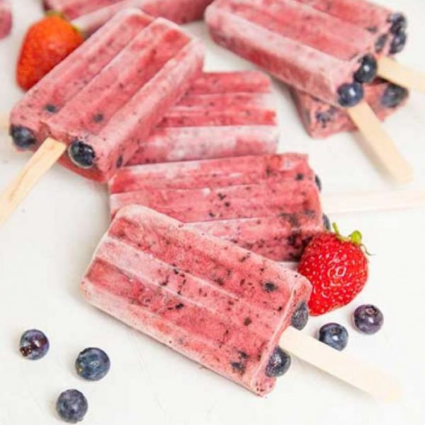 Berry popsicles