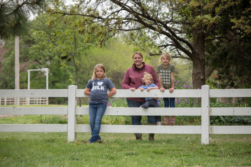 Kansas Dairy Farmer - MeLissa Dryzmalla