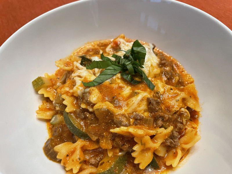 Easy one-pot lasagna