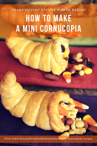 How to make a mini cornucopia