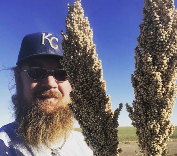 Shayne Suppes Kansas sorghum farmer