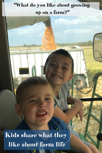 What's it like growing up on a farm
