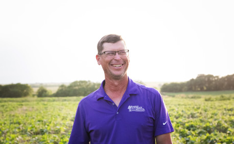 Mike Musselman Kansas soybean farmer portrait