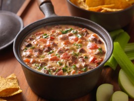 Beef and Kale Queso Fundido Recipe